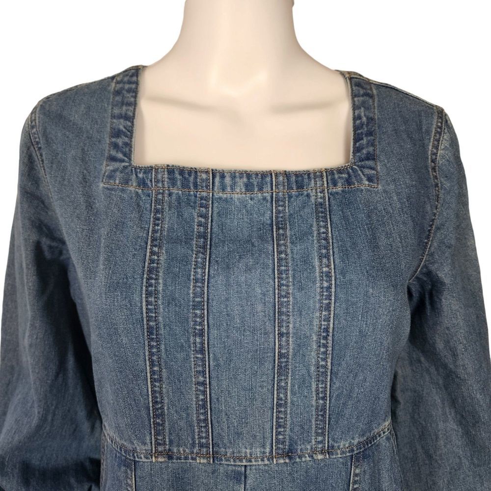 Sample* Maxi Tiered Denim Dress - Picture 4 of 7